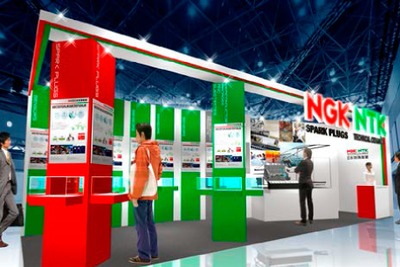 【人とくるまのテクノロジー展14 名古屋】日本特殊陶業、乗用車向け吸気酸素センサを出展 画像