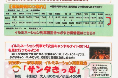 土佐くろしお鉄道、ごめん・なはり線でイルミネーション列車運転 画像
