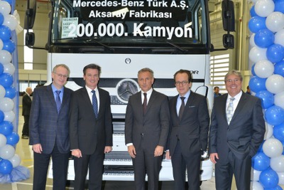 メルセデスのトラック、トルコ累計生産20万台…28年で達成 画像