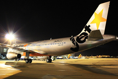 フランスから3日かけて飛来…ジェットスター・ジャパンのA320「20機目」が成田に到着 画像