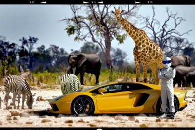 『Top Gear』の覆面レーサー、スティグ …アヴェンタドール とバカンスに［動画］ 画像