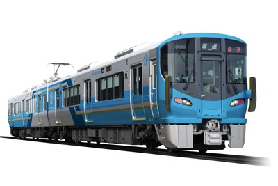 IRいしかわ鉄道、車両デザインを決定…編成ごとに異なる配色 画像