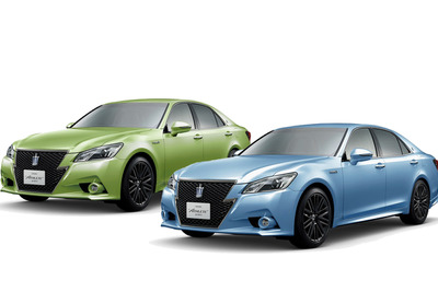 トヨタ クラウン 60周年特別仕様…あの空色・若草色モデルを期間限定販売 画像