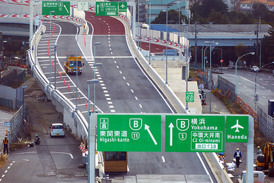 ［フォトレポート］開通目前の中央環状品川線、地上部分の大井ジャンクションを見る 画像