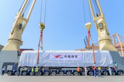 中国南車製ディーゼル機関車がタイ国鉄へ”納車”…貨物列車として活躍 画像