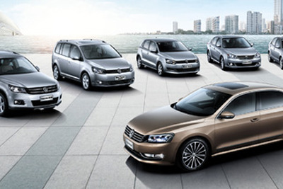 中国新車販売、VW が368万台で2年連続の首位…GMに14万台差　2014年 画像