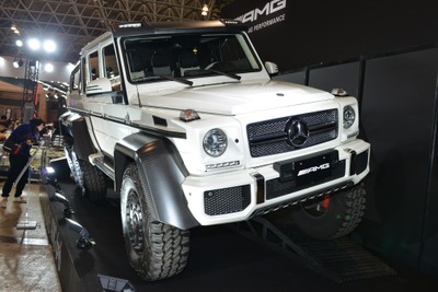 【東京オートサロン15】メルセデスベンツ G63 AMG 6×6…6輪のモンスター［詳細画像］ 画像