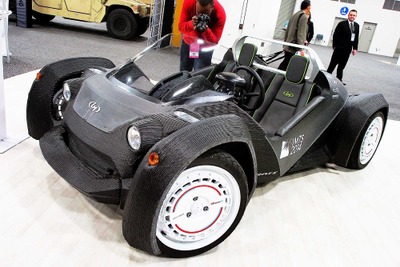 【デトロイトモーターショー15】3Dプリンターカー・ストラティが自動車の世界を変える 画像