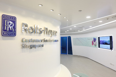 ロールスロイス、シンガポールに大型航空機エンジンのカスタマー・サービス・センターを開設 画像