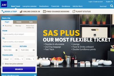 スカンジナビア航空、座席利用率が10か月連続で前年同月超…1月輸送実績 画像