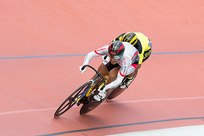 【アジア選手権】男子エリートスプリントで優勝した河端朋之はプロの競輪選手 画像