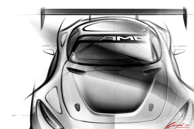 【ジュネーブモーターショー15】メルセデス-AMG GT にレーサー、「GT3」を予告 画像