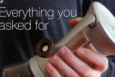 豆の挽き方20段階、コーヒーグラインダー「handground」 画像