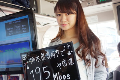 WiMAX2＋CAが実測195Mbpsを記録…「ヤ倍速」の実力 画像