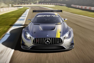 【ジュネーブモーターショー15】メルセデス-AMG GT にレーサー、「GT3」発表…迫力のワイドボディ 画像