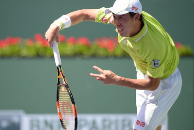 錦織圭、「エアー」をシュー…「サロンパス」のイメージキャラクターに 画像