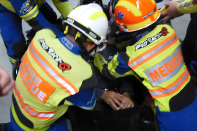 JAF、タイのレースオフィシャルを対象とした事故救出訓練を実施 画像