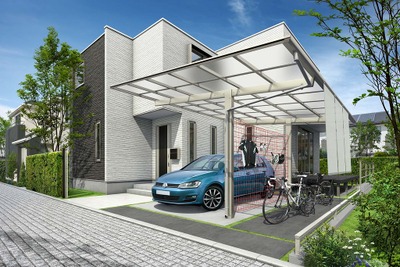 YKK AP、豪風雪に対応した高強度カーポートを発売 画像