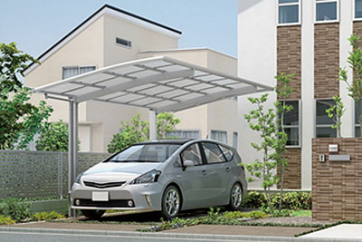 LIXIL、耐風圧強度を高めた新カーポート「フーゴ」を発売 画像