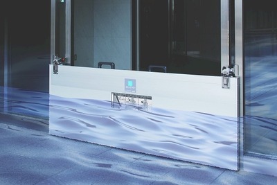 ゲリラ豪雨に対応するアルミ製止水板を文化シヤッターが発売 画像