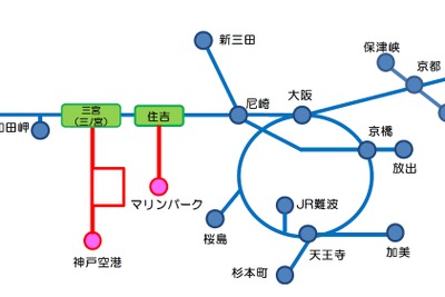 神戸新交通とJRのIC連絡定期、PiTaPaも対応…5月から 画像