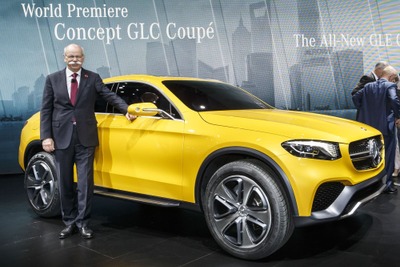 【上海モーターショー15】メルセデス コンセプト GLC クーペ、初公開…BMW X4 対抗 画像