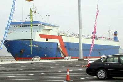 日本郵船、中国の大連に自動車専用ターミナルを開業 画像