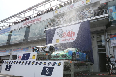 【ニュル24時間 2015】アウディ R8 が2連覇…日本勢は GT-R 9位、スバルはクラス優勝を奪還 画像
