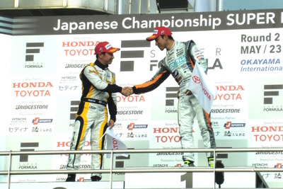 【スーパーフォーミュラ 第2戦】石浦宏明が可夢偉の追撃を振り切って初優勝 画像
