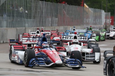 【INDYCAR 第7戦】佐藤琢磨、序盤トップ快走も接触で後退11位…ムニョスが初優勝 画像