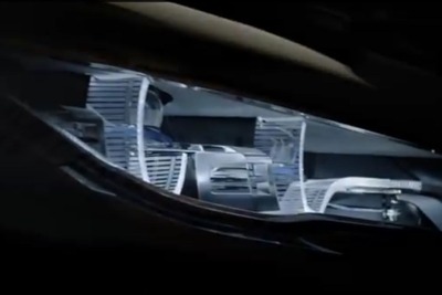 BMW 7シリーズ 新型、レーザーライトが見えた 画像