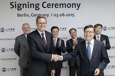 VW、上海汽車との提携強化…中国でPHVとEV生産へ 画像