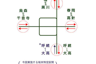 名古屋高速のETC端末特定区間割引に区間が追加 画像