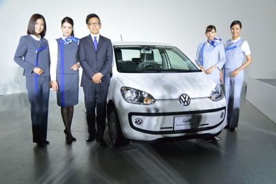【VW up! 改良新型】燃費12%向上も一部値下げ…庄司社長「軽との競合を意識」 画像