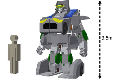 BRAVE ROBOTICSとアスラテック、巨大変形ロボット「J-deite RIDE」の開発に着手 画像