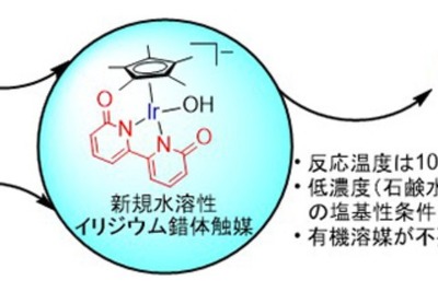 メタノール水溶液から水素を生成する触媒を開発…京都大学の研究チーム 画像