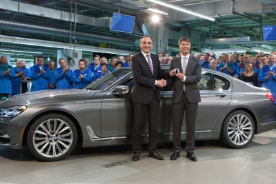 BMW 7シリーズ 新型、ドイツ工場で生産開始 画像