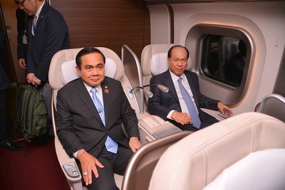 タイ首相、安倍首相と会談…今回は東北新幹線に試乗 画像