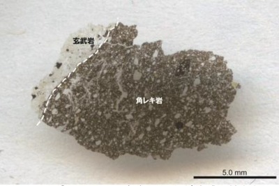 アポロ15号計画で回収した月表層の岩石試料から高圧相を発見 画像