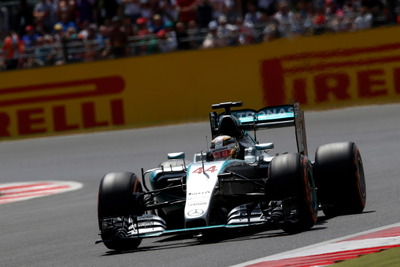 【F1 イギリスGP】ハミルトン、母国GPで逆転ポール…メルセデスエンジン勢がトップ4独占 画像