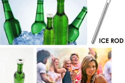 夏のレジャーに最適…ボトルビールを冷たく保つ不思議なスティック 画像