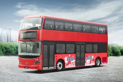 英ロンドンの次世代二階建てバス、中国BYDのEVに決定 画像