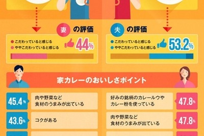 夫婦円満のための“スパイス”は「家カレー」…家族みんなが大好き 画像