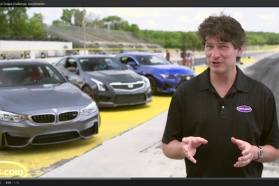 レクサス RC F、BMW M4 ＆ キャデラック ATS-V と加速競争［動画］ 画像