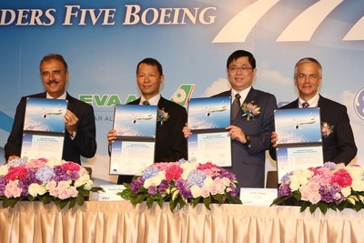 エバー航空、ボーイング777型フレイター5機を発注…19年9月までに導入へ 画像