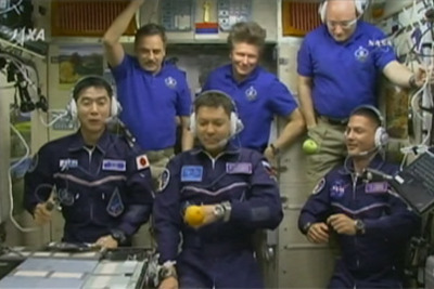 ソユーズ宇宙船がISSにドッキング、油井宇宙飛行士がISS長期滞在を開始 画像