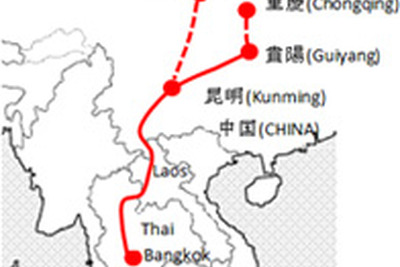 日通、中国・昆明～バンコク間を最短4日で結ぶ陸路輸送便 画像