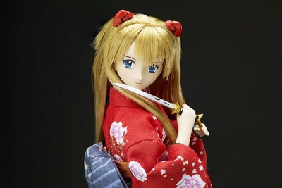 「ヱヴァ」アスカが着物姿…日本刀を持たせポージング自由自在 画像