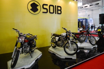 【ジャカルタモーターショー15】インドネシアから世界を目指す2輪ブランド、SOIB 画像