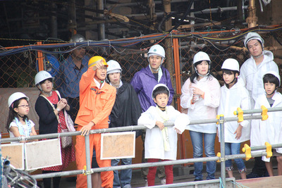 未来を見た…渋谷再開発の解体現場に親子20名が潜入ツアー 画像